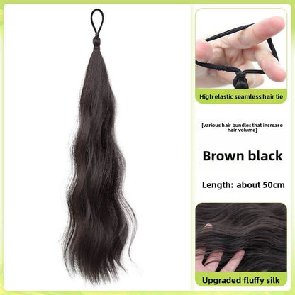 Colorful Hand-Woven Synthetic Hair Ponytail Bundles for Volume & Styling - Price Value Store