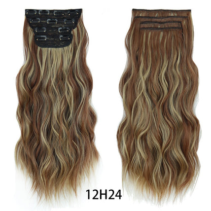 A four-piece wig set