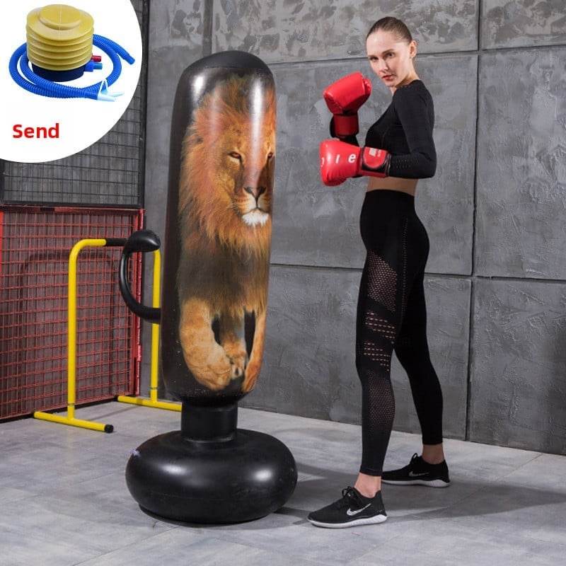 Inflatable fitness boxing column untoppleable figure - Price Value Store