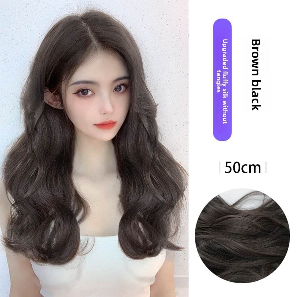 Three-piece large wavy wig pieces - Price Value Store
