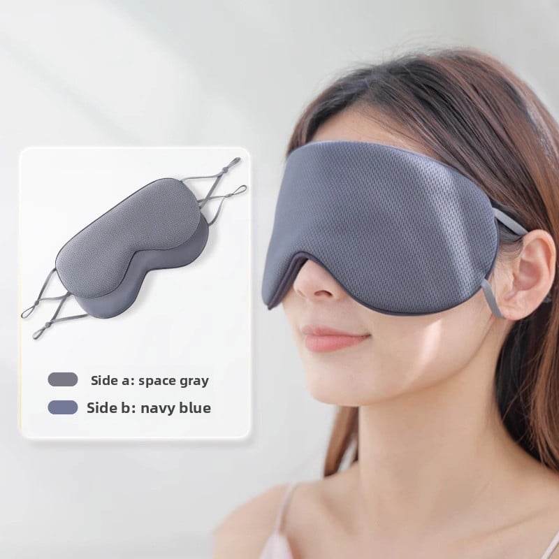Solid-color silk cloud-shaped eye mask - Price Value Store