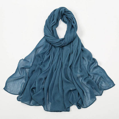 Solid-color simple headscarf - Price Value Store