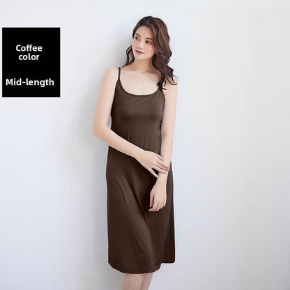 Sleeveless Slip Dress - Loose Fit Casual Inner Skirt - Price Value Store