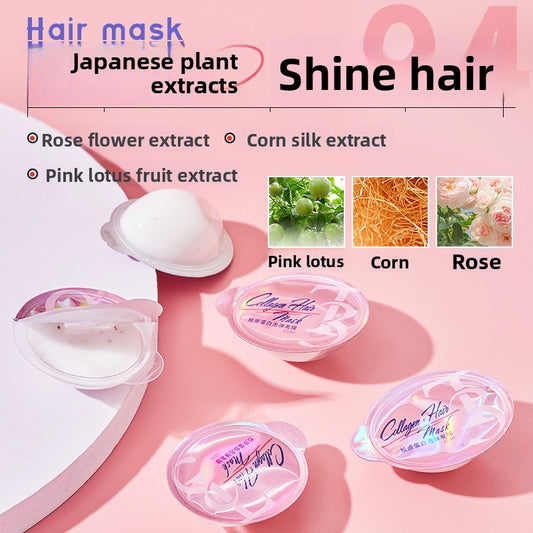 Collagen cannonball hair mask