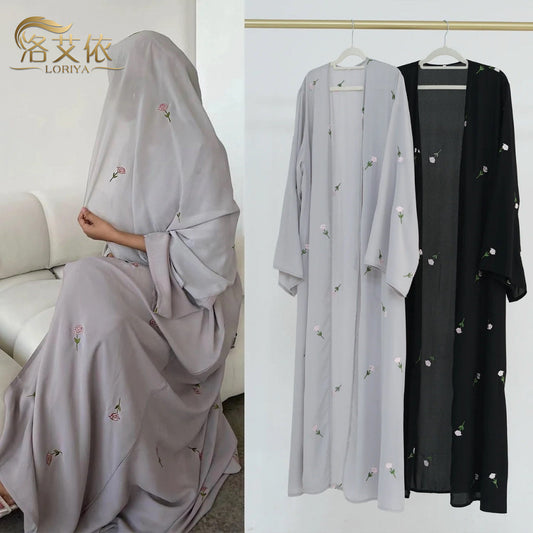 Flower Embroider Elegant Cardigan