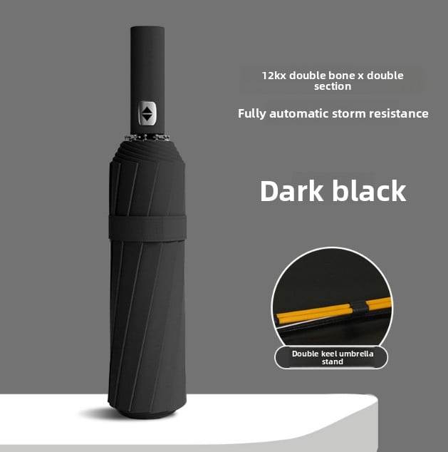 24-Bone Double Keel Fully Automatic UV Protection Umbrella - Price Value Store