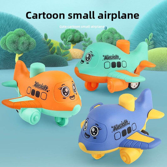 Press-and-Go Cartoon Airplane Inertia Toy Car - Price Value Store