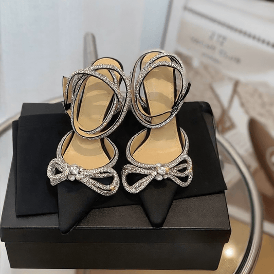 Baotou High Heel Pointed Toe Sandals - Price Value Store