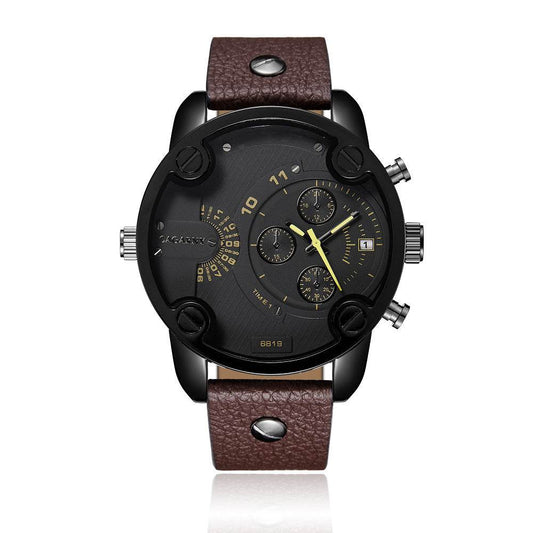Men's Casual Quartz Watch with Calendar and Large Dial - Price Value Store