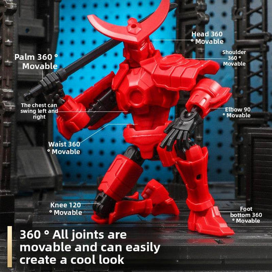 13 Joints Movable 3D Printed Robot Toy - Price Value Store