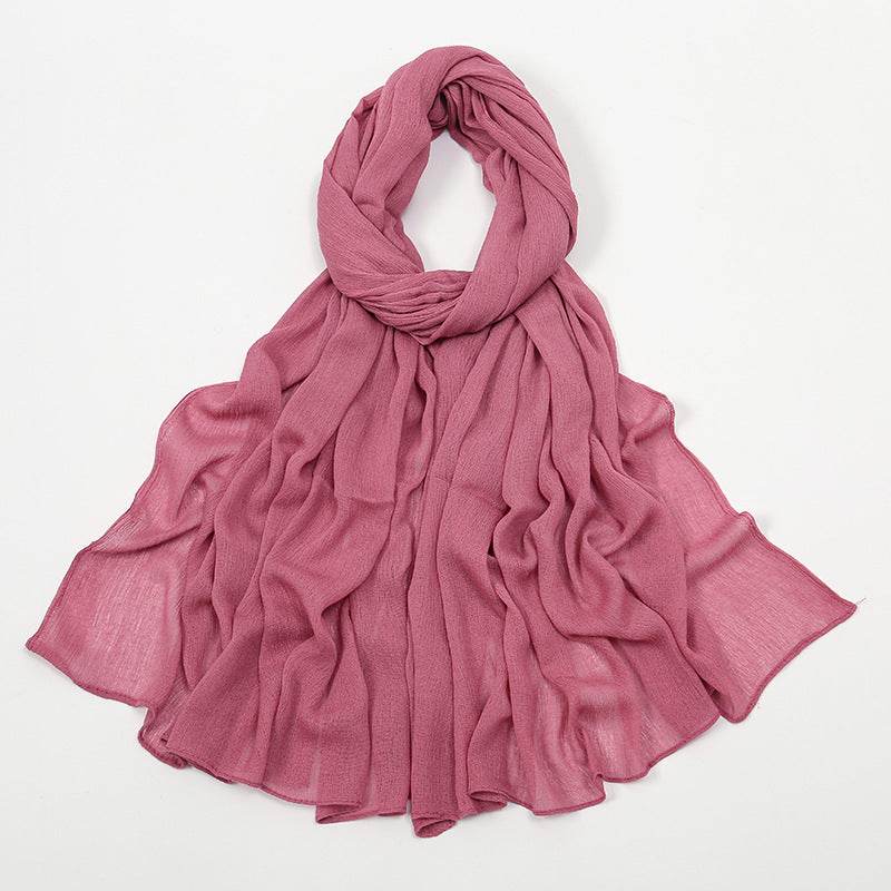 Solid-color simple headscarf - Price Value Store