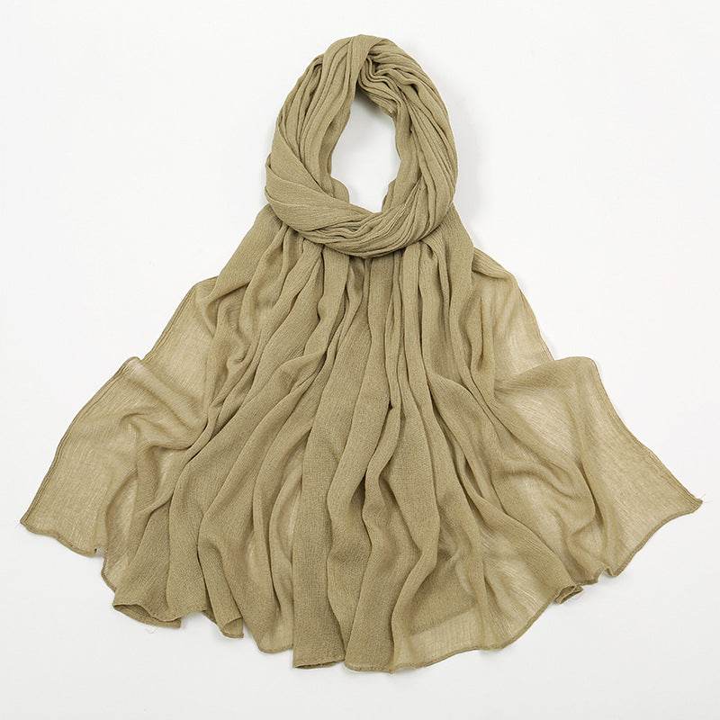 Solid-color simple headscarf - Price Value Store