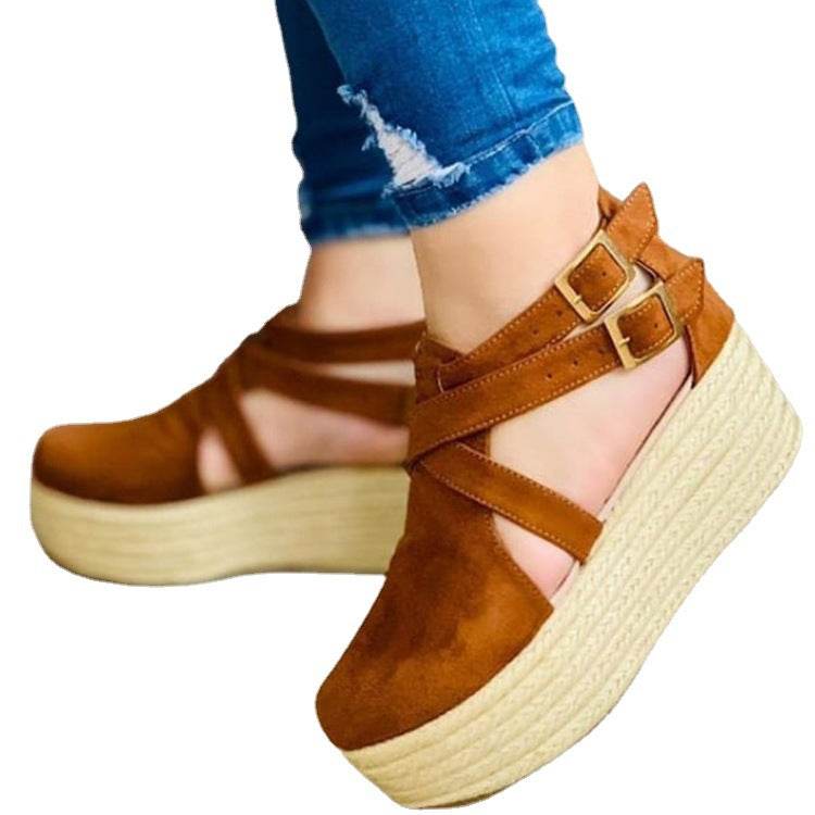 Thick-soled Baotou Platform Shoes - Price Value Store