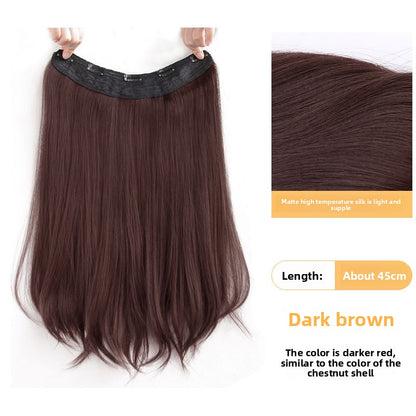 One-Piece Wig, Long Straight Hair