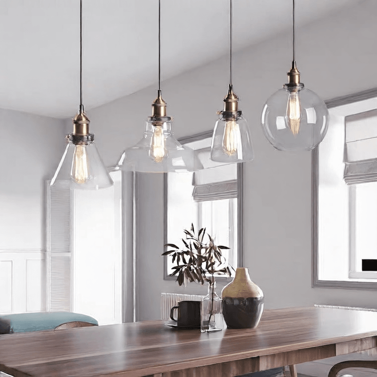 Creative retro glass chandelier - Price Value Store