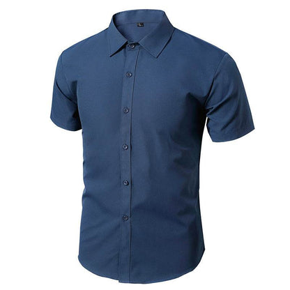 Men's Long/Short Sleeve Slim Fit Non-Ironing Casual Shirt - Price Value Store