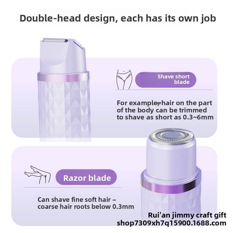 Portable electric double-head hair shaver - Price Value Store