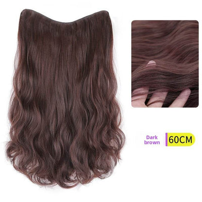 V-Shaped Fluffy Synthetic Hair Wig ? Straight/Curly (50cm/60cm) - Price Value Store