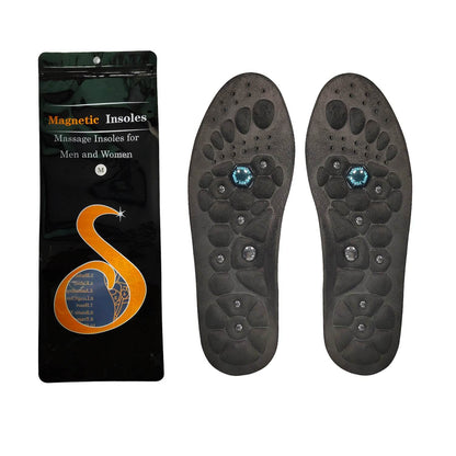 Transparent Magnetic Insole Men's Breathable Insole Running Sports Shock Absorbing Massage Insole Women's Tailable Magnetic Therapy Insole - Price Value Store