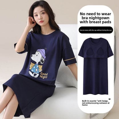 A nightgown with a chest cushion - Price Value Store