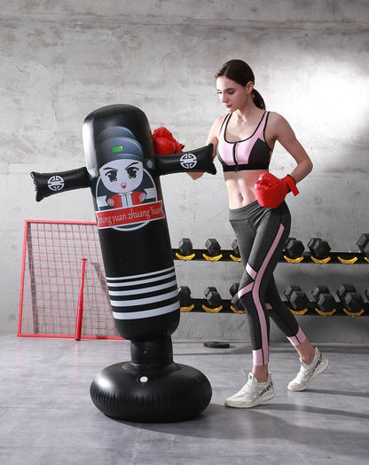 Inflatable fitness boxing column untoppleable figure - Price Value Store