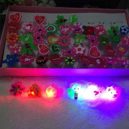 Glow in the Dark LED Party Rings for Kids and Adults - Price Value Store
