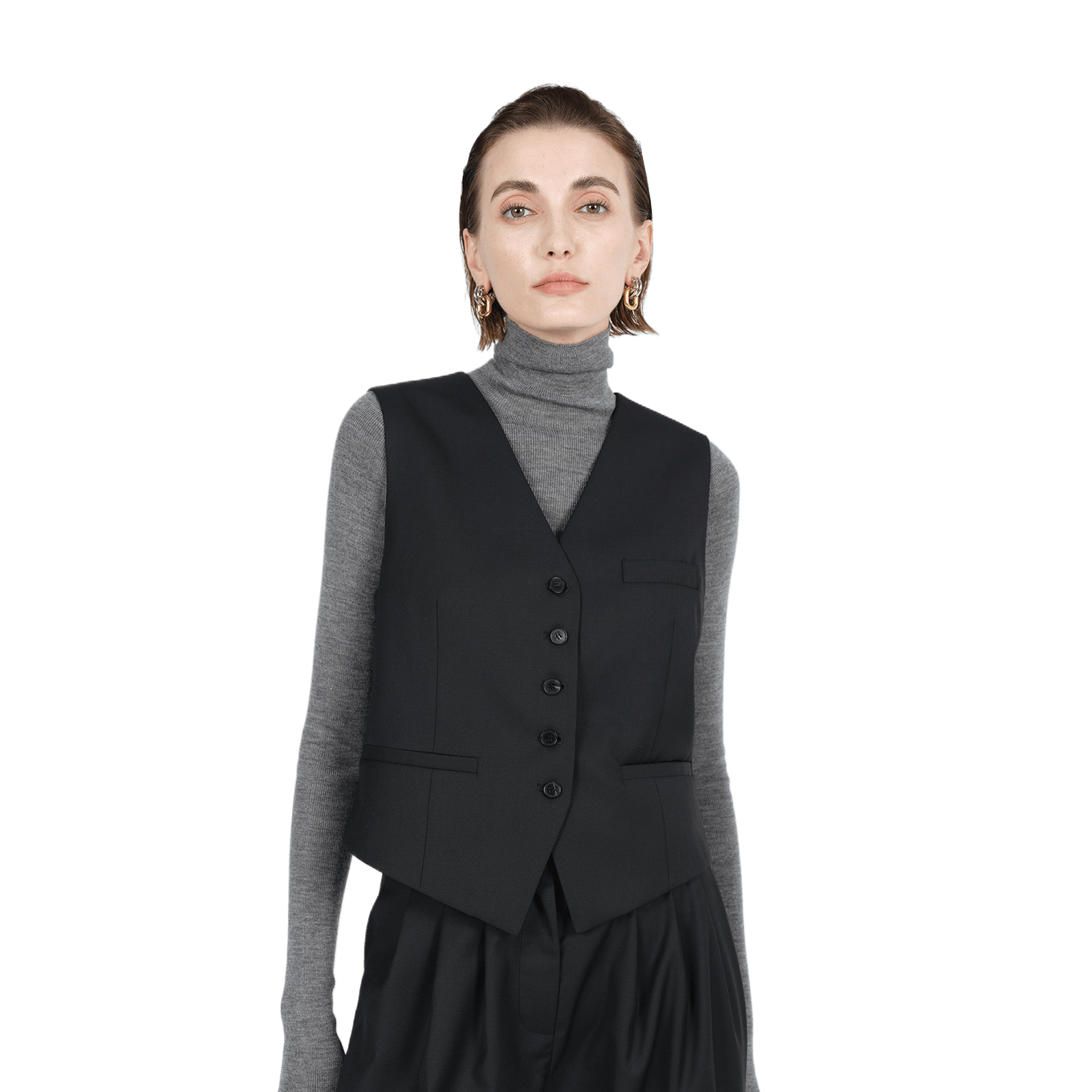 V-neck women's suit vest - Price Value Store
