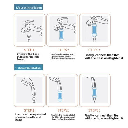Household water purifier shower bath - Price Value Store