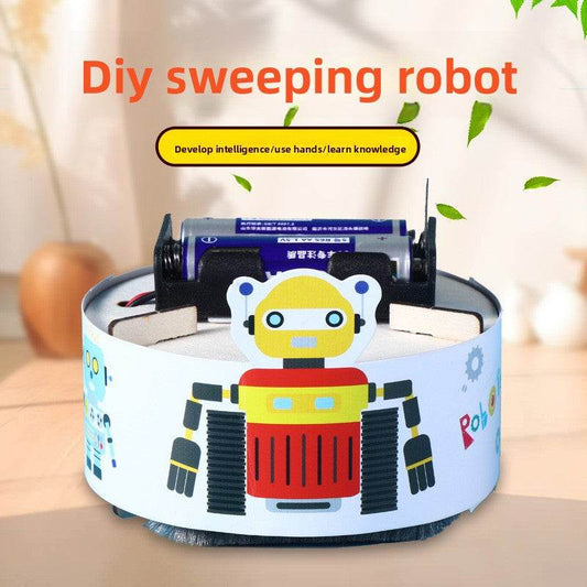 A small handmade robot vacuum cleaner made by technology - Price Value Store