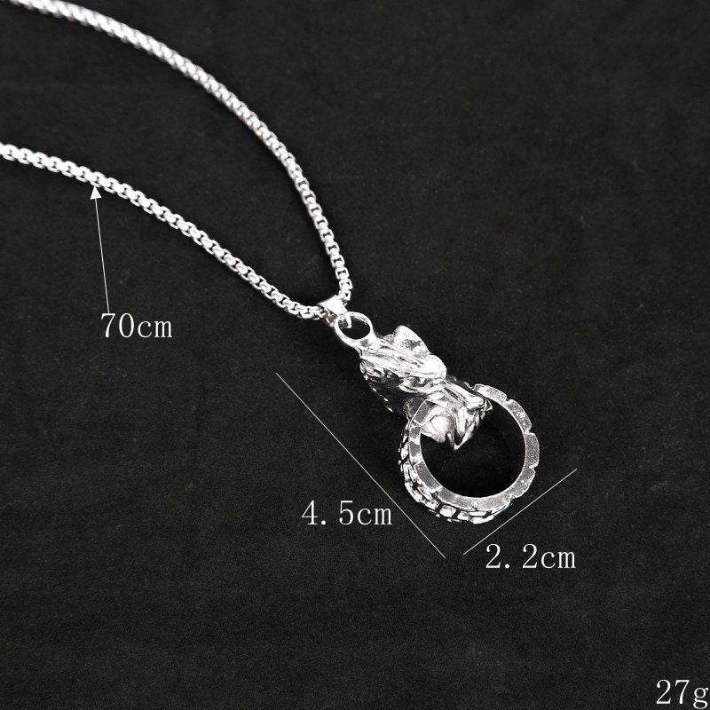 Hip-Hop Wolf Head Fingerring Necklace - Price Value Store