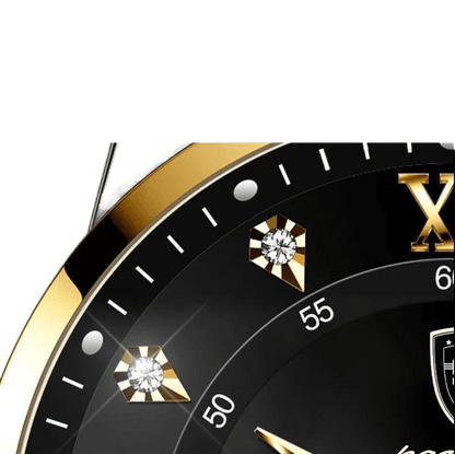 Foreign trade AliExpress explosions Swiss certification imported double calendar waterproof luminous men's watch Korean fashion - Price Value Store