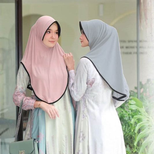 Contrasting color patchwork headscarf - Price Value Store