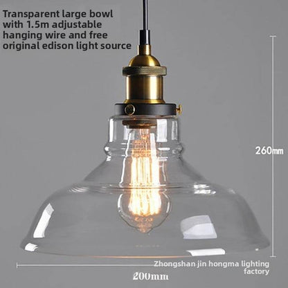 Creative retro glass chandelier - Price Value Store