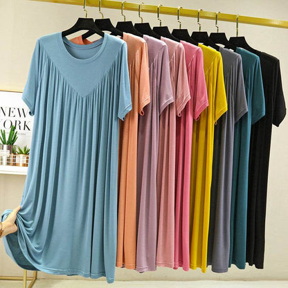 Modal Summer Nightdress Loose Fit Casual Dress for Women - Price Value Store