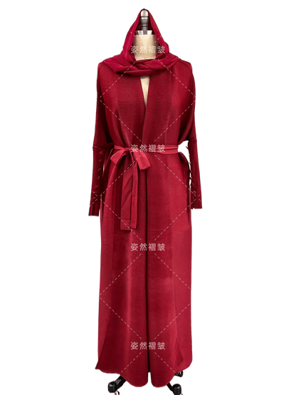Pleated long-sleeved coat - Price Value Store