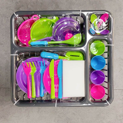 Children's Educational Kitchen Play Set - 28 Pieces - Price Value Store