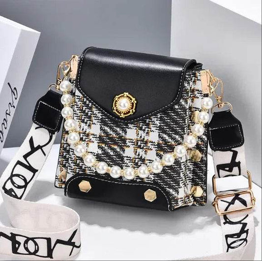 Elegant Pearl Chain Crossbody Bag ? Cute Princess-Inspired Phone Purse for Women - Price Value Store