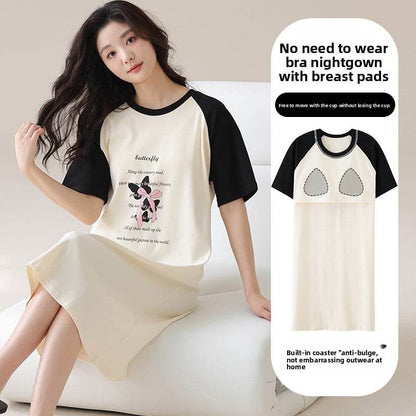 A nightgown with a chest cushion - Price Value Store