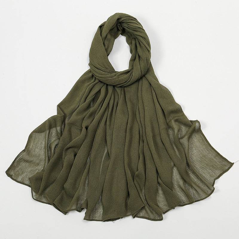 Solid-color simple headscarf - Price Value Store