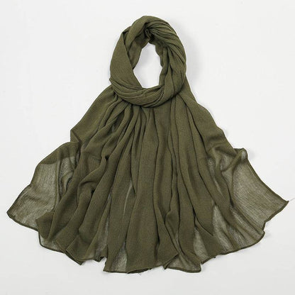 Solid-color simple headscarf - Price Value Store
