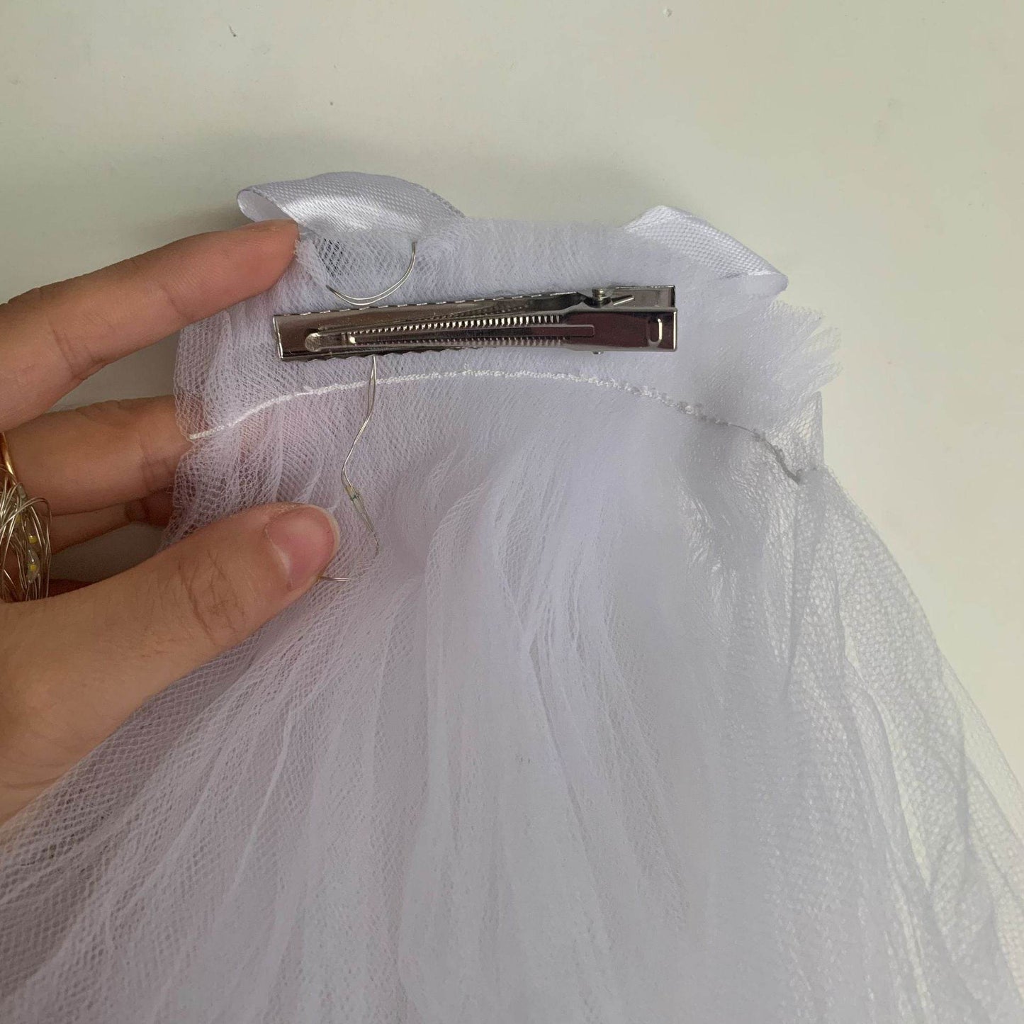 LED Light-Up Wedding Veil with Hair Clip for Women and Kids - Price Value Store