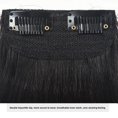 Invisible Pad Hair Root Two Side Fluffy Wig Piece for Women