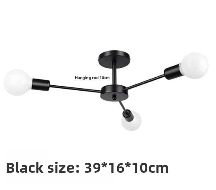 Cross-border Hot Sale Light Luxury Nordic Living Room Lamp Ceiling Lamp Modern Simple Atmospheric Bedroom Lighting Restaurant Art Lamps - Price Value Store