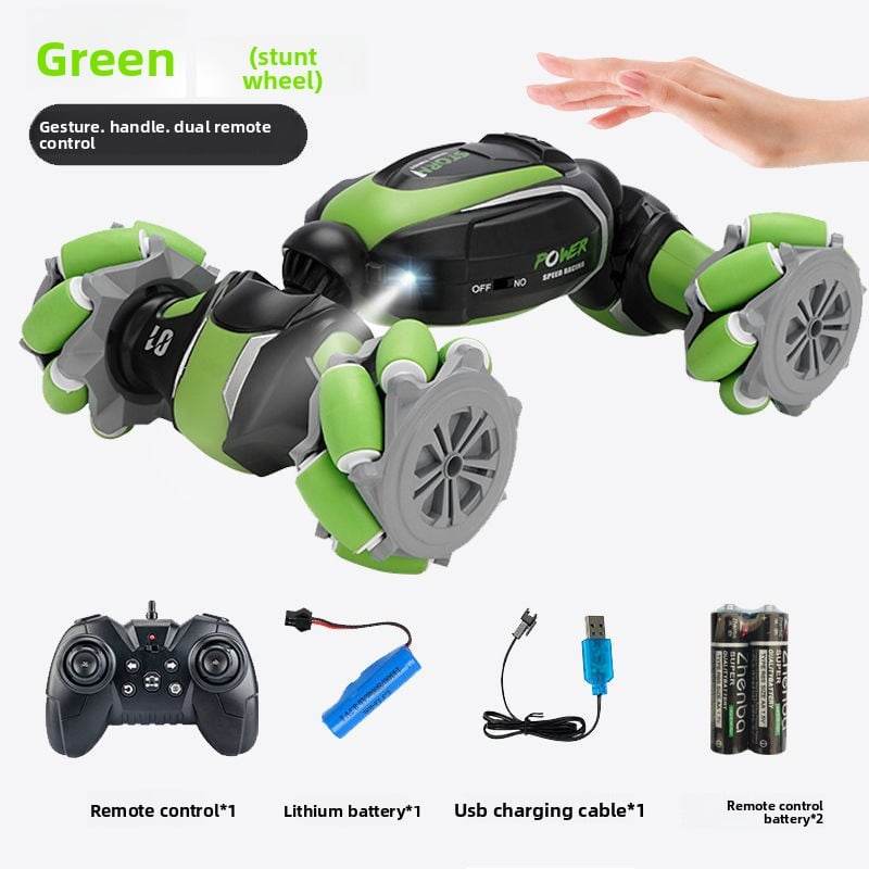 Gesture Induction Deformation Remote Control Car Children's Toy Twisted Four-wheel Drive Climbing Racing Car Boy Charged Electric Off-road Vehicle - Price Value Store