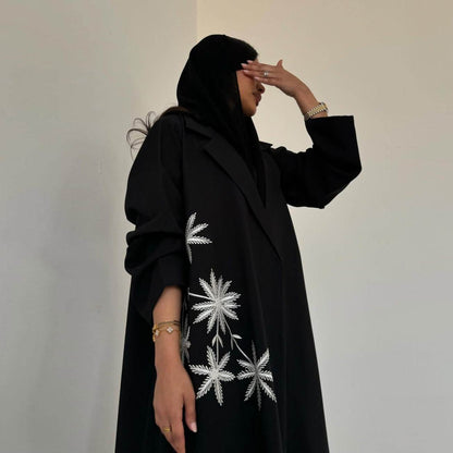 Embroidered cardigan robe - Price Value Store