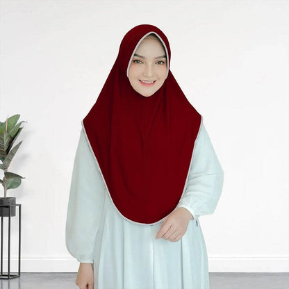 Contrasting color patchwork headscarf - Price Value Store