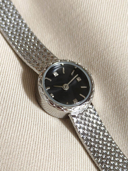 Simple Retro Copper Mesh Small Gold Watch Women's Internet Celebrity Explosive Exquisite Casual Light Luxury All-match Elegant - Price Value Store