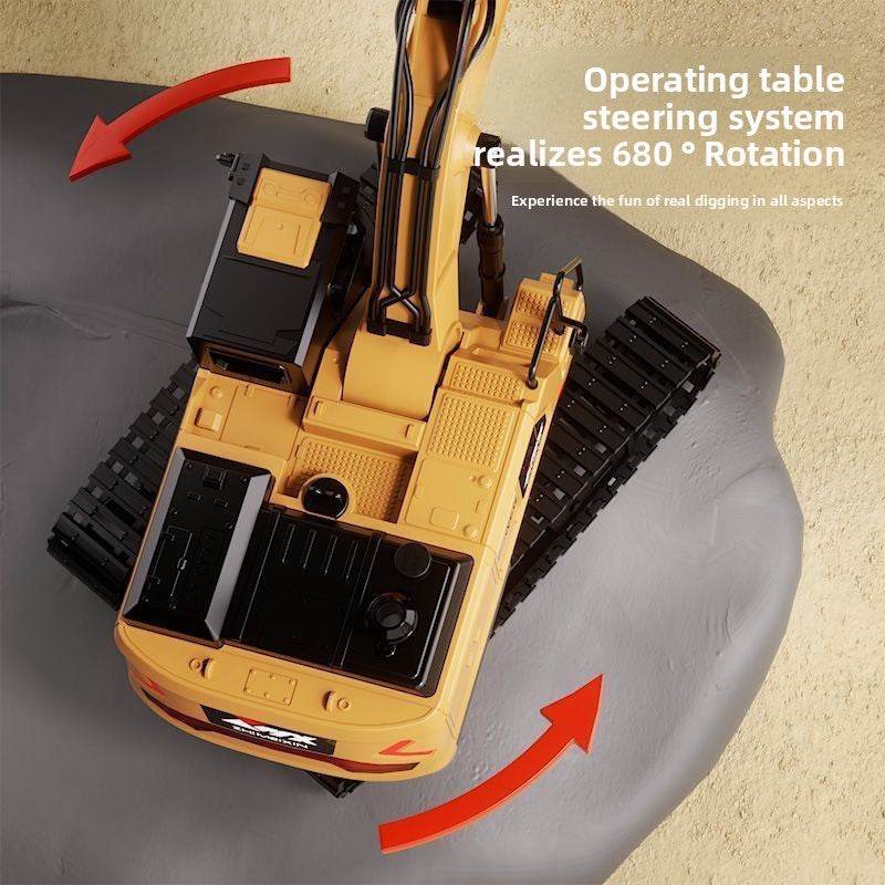 Children's oversized remote control excavator toys - Price Value Store