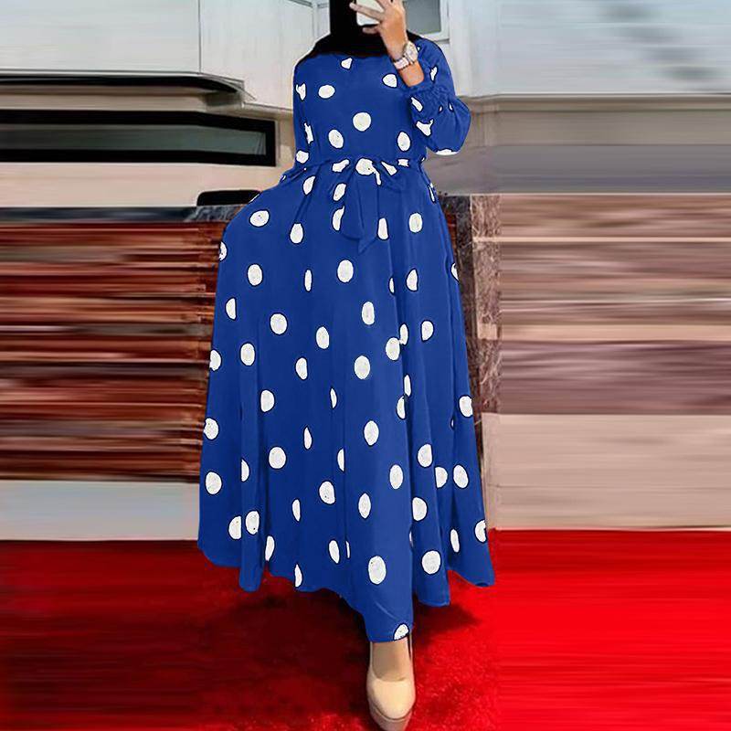 Long Sleeve Loose Swing Dress - Price Value Store