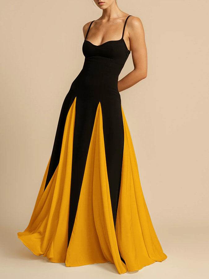 A halter dress with a large skirt hem - Price Value Store